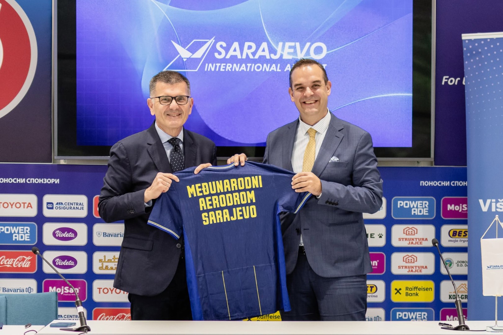 Aerodrom Sarajevo i NFSBiH potpisali ugovor: Jača podrška Zmajevima i reprezentacijama