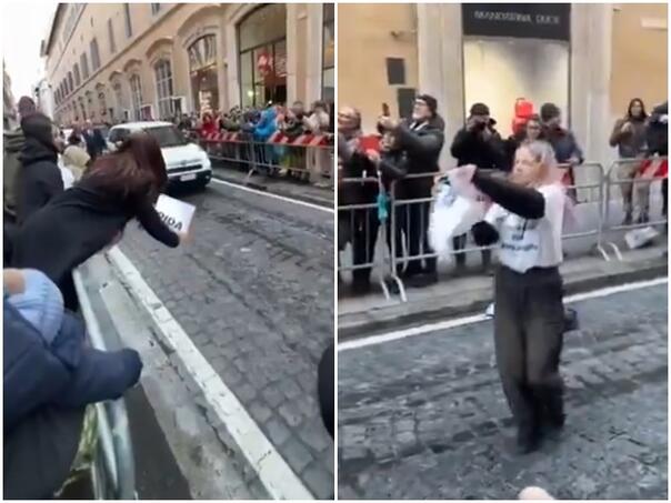 Aktivisti blokirali automobil Pape Franje: 'Borba s bikovima je grijeh'