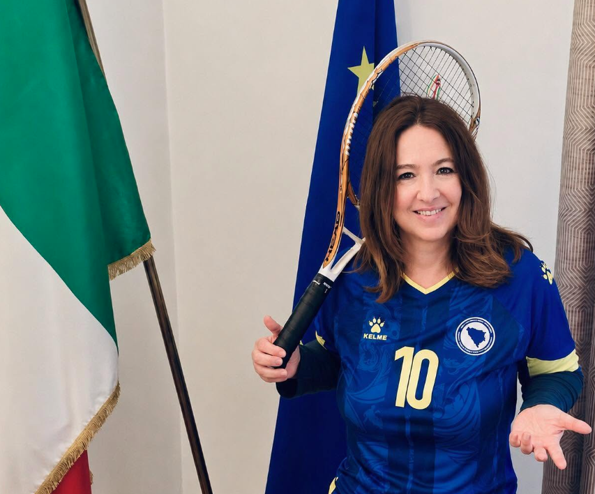 Ambasada Italije u BiH: Navijamo za Zmajeve, mi ćemo igrati tenis