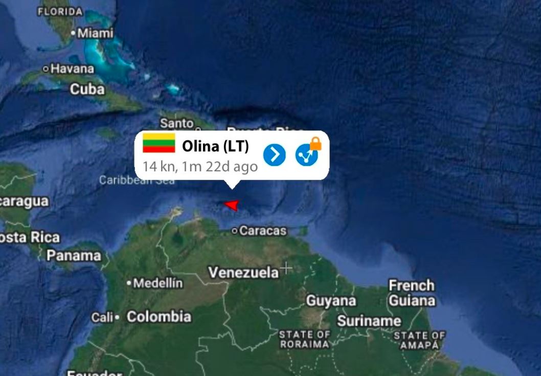 Amerika zvanično zaplijenila tanker Olina na Karibima 