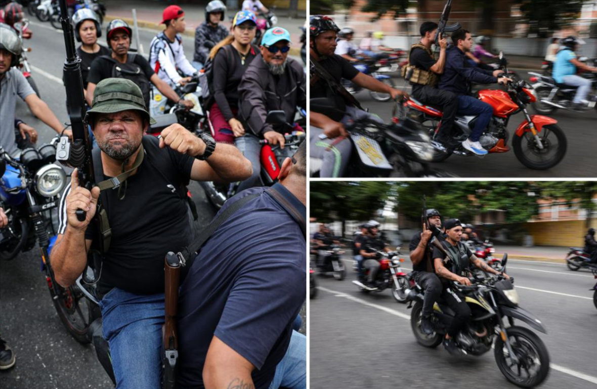 Haos u Caracasu: Naoružani muškarci presreću i pretresaju ljude