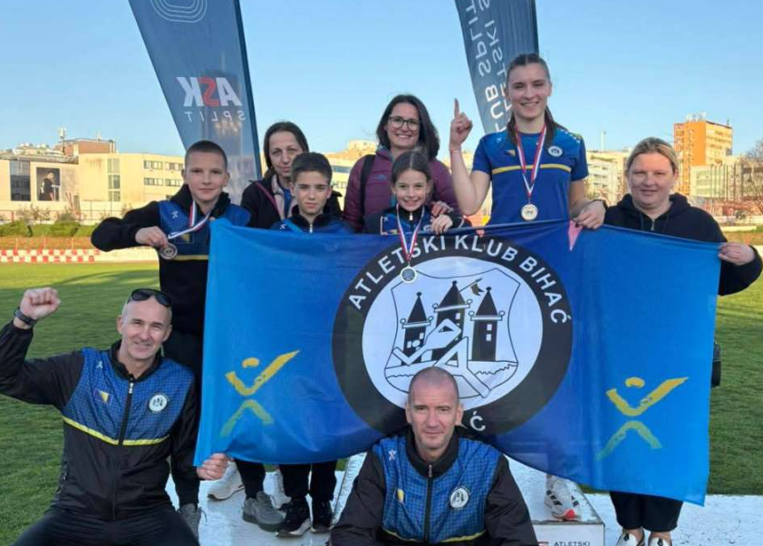 Atletičari iz Bihaća briljirali u Splitu: dvije zlatne i dvije srebrne medalje