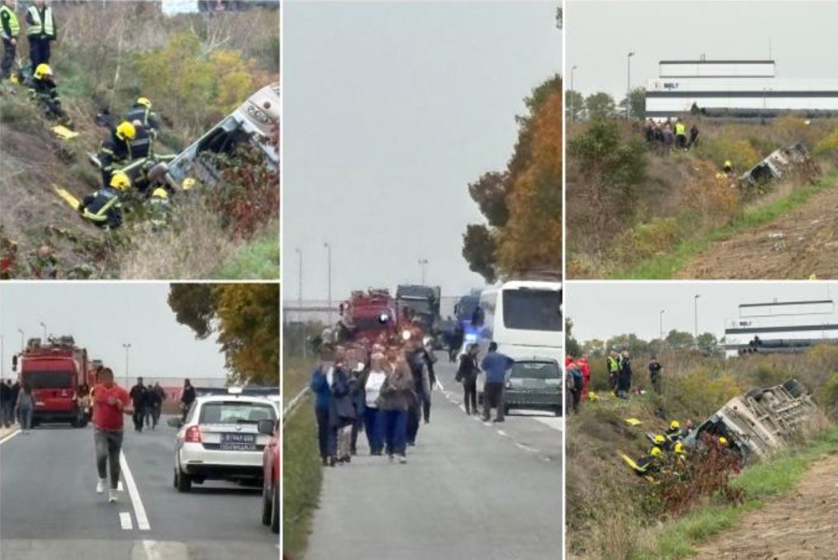 Autobus s radnicima izletio s puta i prevrnuo se: Najmanje dvije žrtve kod Mitrovice
