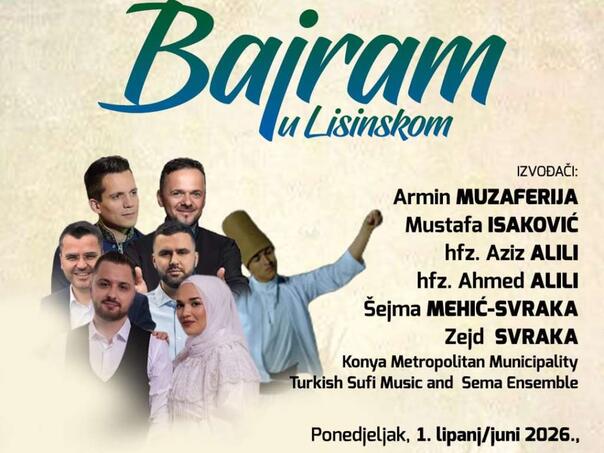 "Bajram u Lisinskom" okupit će izvođače duhovne muzike iz Hrvatske, BiH i Turske