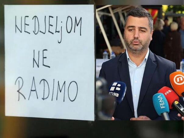 Neradna nedjelja ostaje na snazi: Ko prekrši zakon, bit će kažnjen