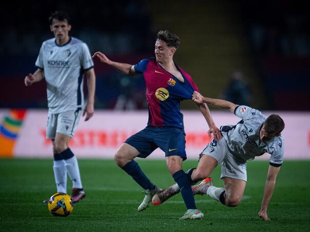 Barcelona sigurna protiv Osasune, preuzela vrh La Lige