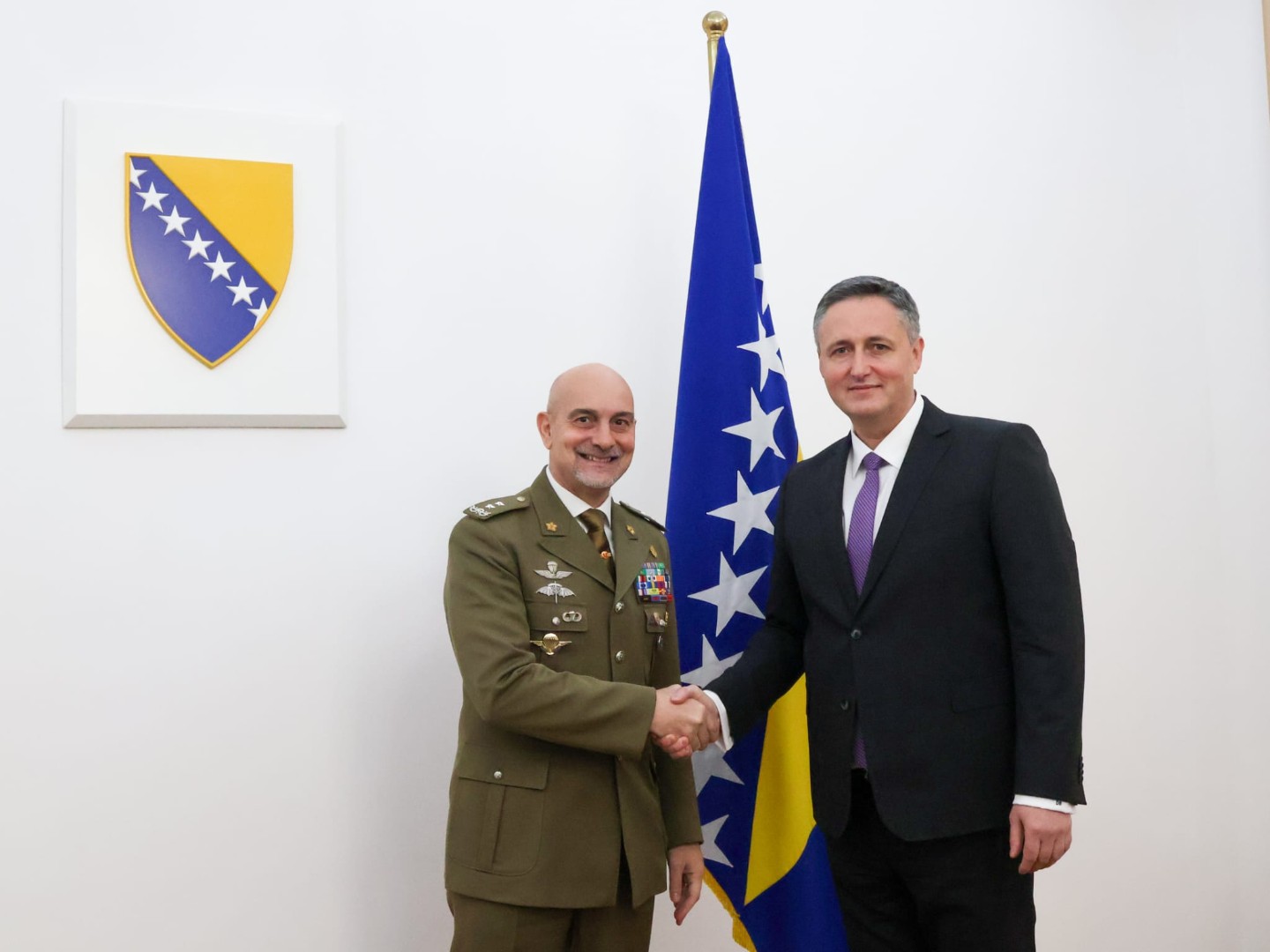 Bećirović i novi komandant EUFOR-a: Važno čuvati mir i sigurnost BiH