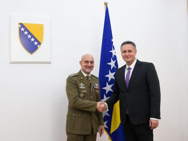 Bećirović i novi komandant EUFOR-a: Važno čuvati mir i sigurnost BiH