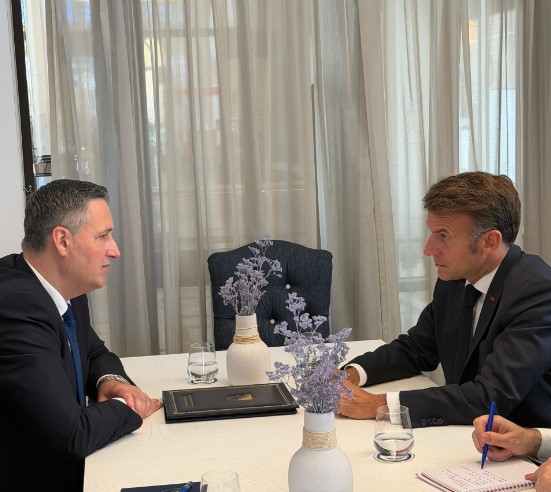 Bećirović s Macronom: Insistirao na ubrzanom putu BiH ka NATO i EU