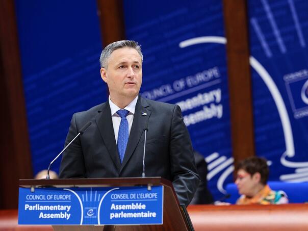 Bećirović iz Strazbura: Bez građanske države nema evropske BiH
