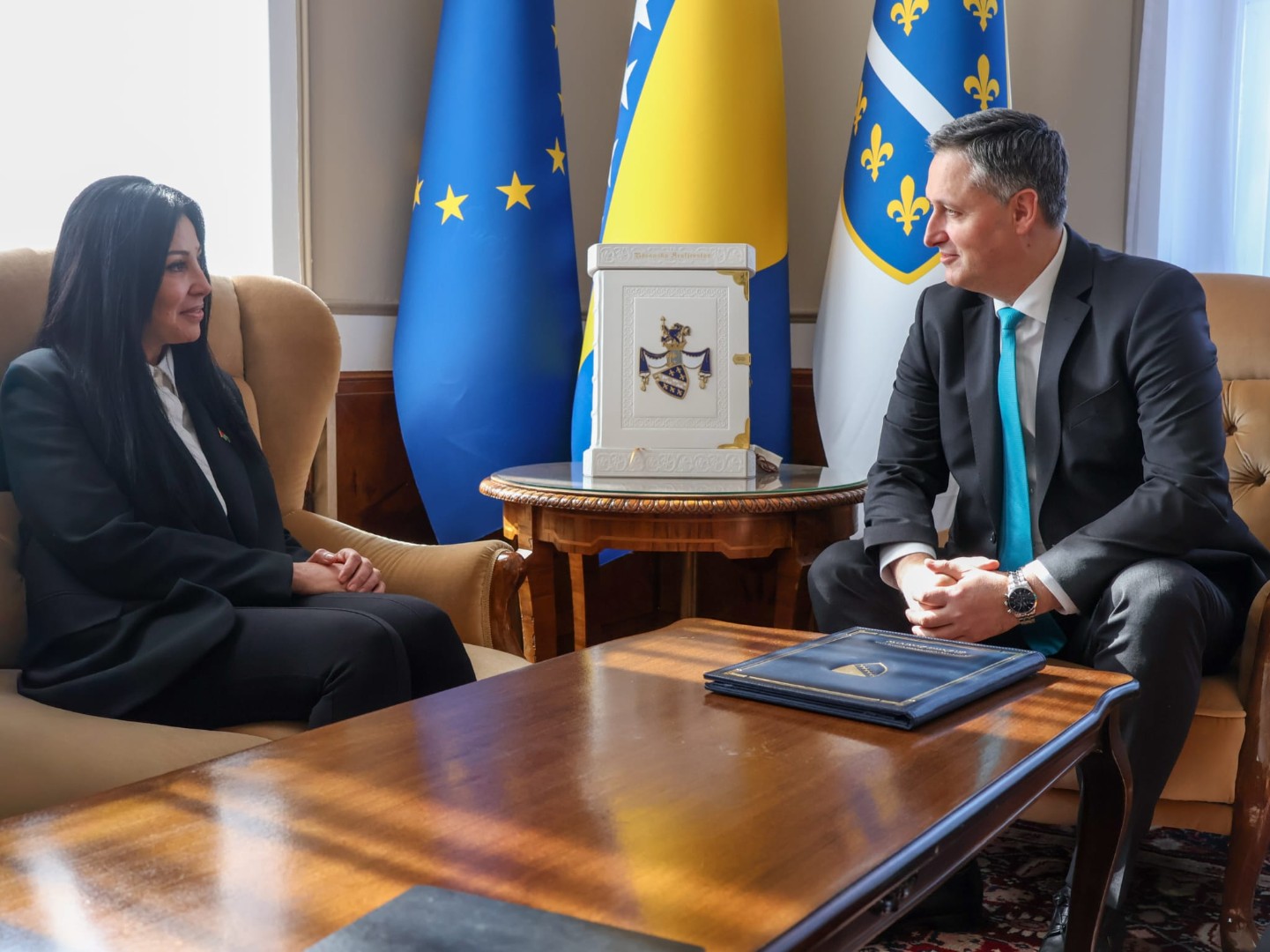 Bećirović primio ambasadoricu Palestine: BiH osuđuje napade na civile