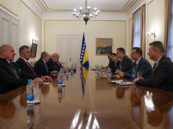 Bećirović primio članove Udruženja generala BiH