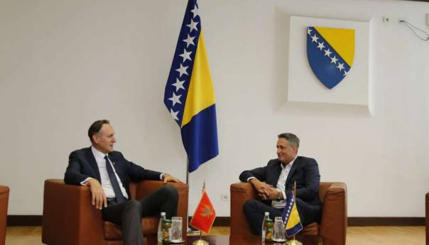 Bećirović razgovarao s ministrom vanjskih poslova Crne Gore