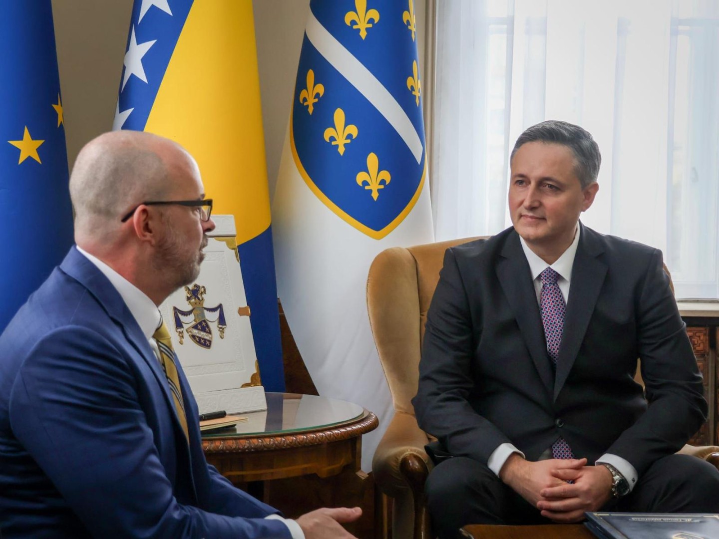 Bećirović se Ginkelu požalio na reaktiviranje opasne politike RS