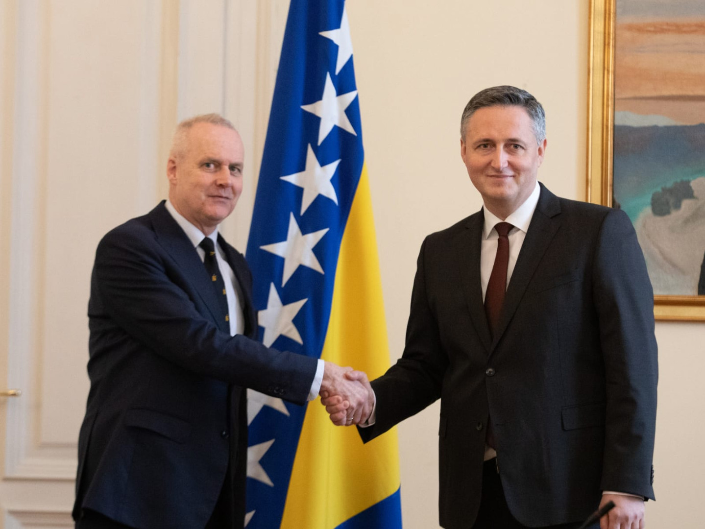 Bećirović s Rugeom: Podrška NATO-a traje, ali proces stoji