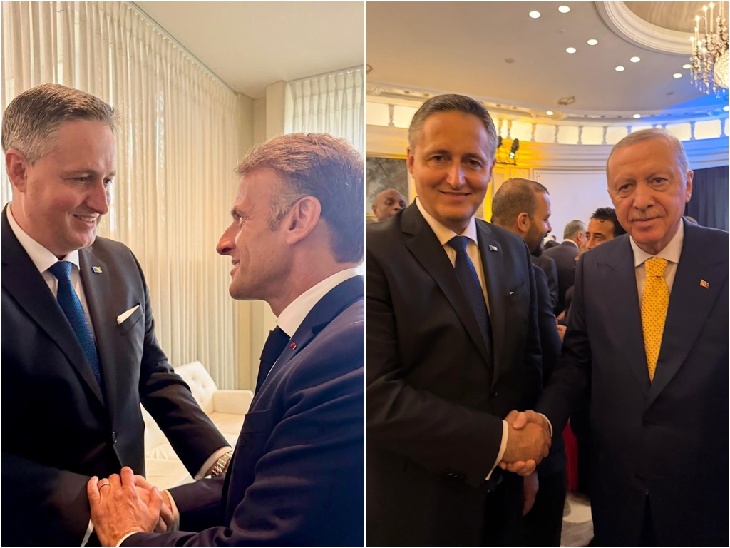 Bećirović u New Yorku s Erdoganom i Macronom