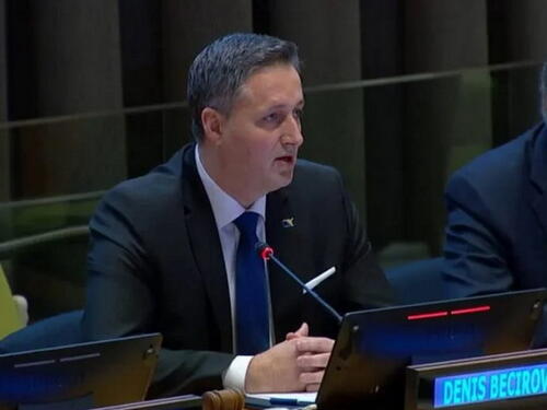 Bećirović: UN je napravio grešku 1995. godine, ne treba je ponoviti 2024.
