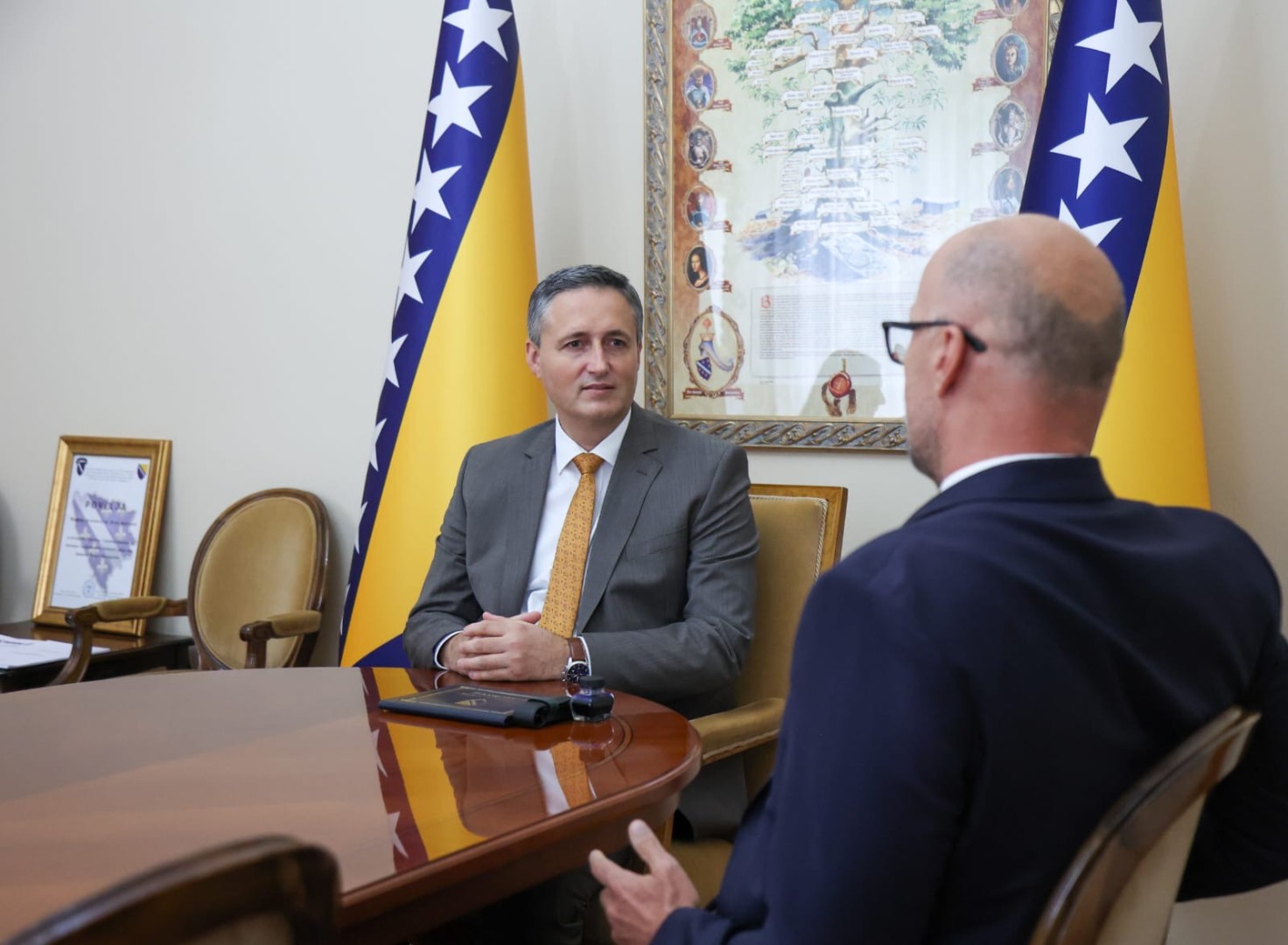 Bećirović upozorio slovačkog ambasadora na opstrukcije iz RS-a