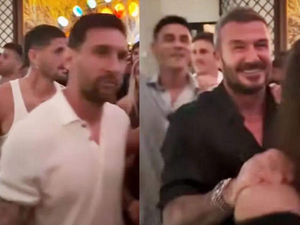Beckham predvodio "vozić", a Messijevo lice sve govori
