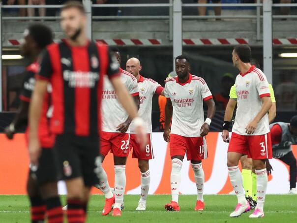 Benfica očitala lekciju Milanu, Dinamo kukavički odigrao u Izraelu