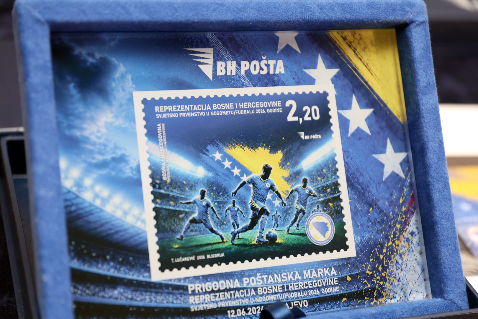 BH Pošta predstavila poštansku marku posvećenu plasmanu BiH na Mundijal
