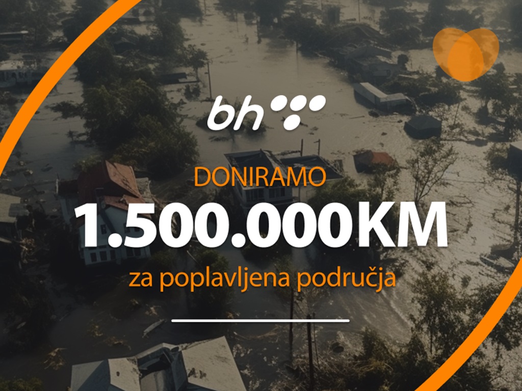 BH Telecom: 1,5 miliona KM za saniranje posljedica od poplava