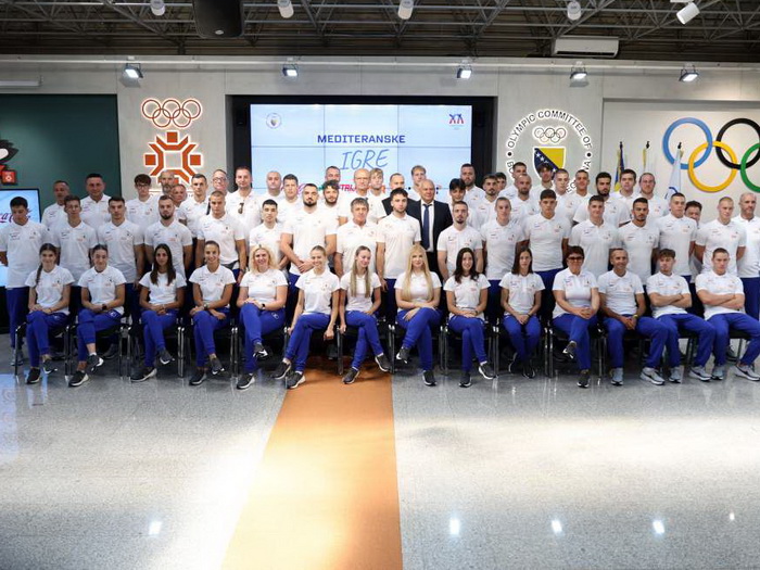 BiH će na Mediteranskim igrama predstavljati 76 sportista u 15 sportova