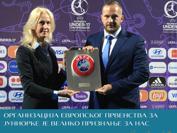 BiH domaćin evropskog fudbalskog prvenstva za juniorke 2026.