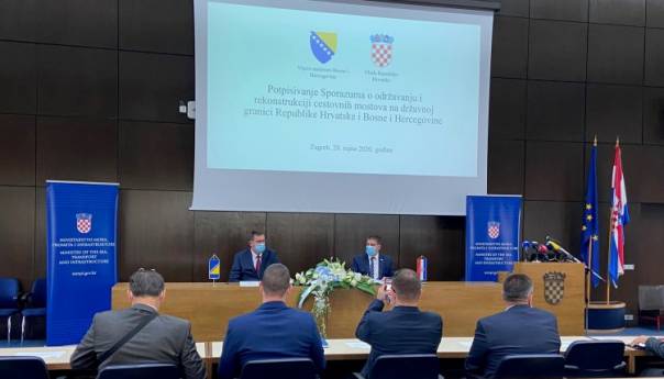 BiH i Hrvatska potpisale sporazum o rekonstrukciji mostova