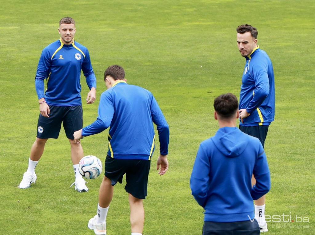 BiH odradila prvi trening, Barbarez poštedio Alajbegovića