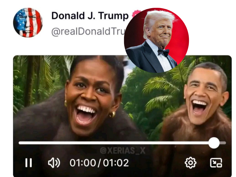 Bijela kuća izbrisala rasističku Trumpovu objavu u kojoj je Obama prikazan kao majmun