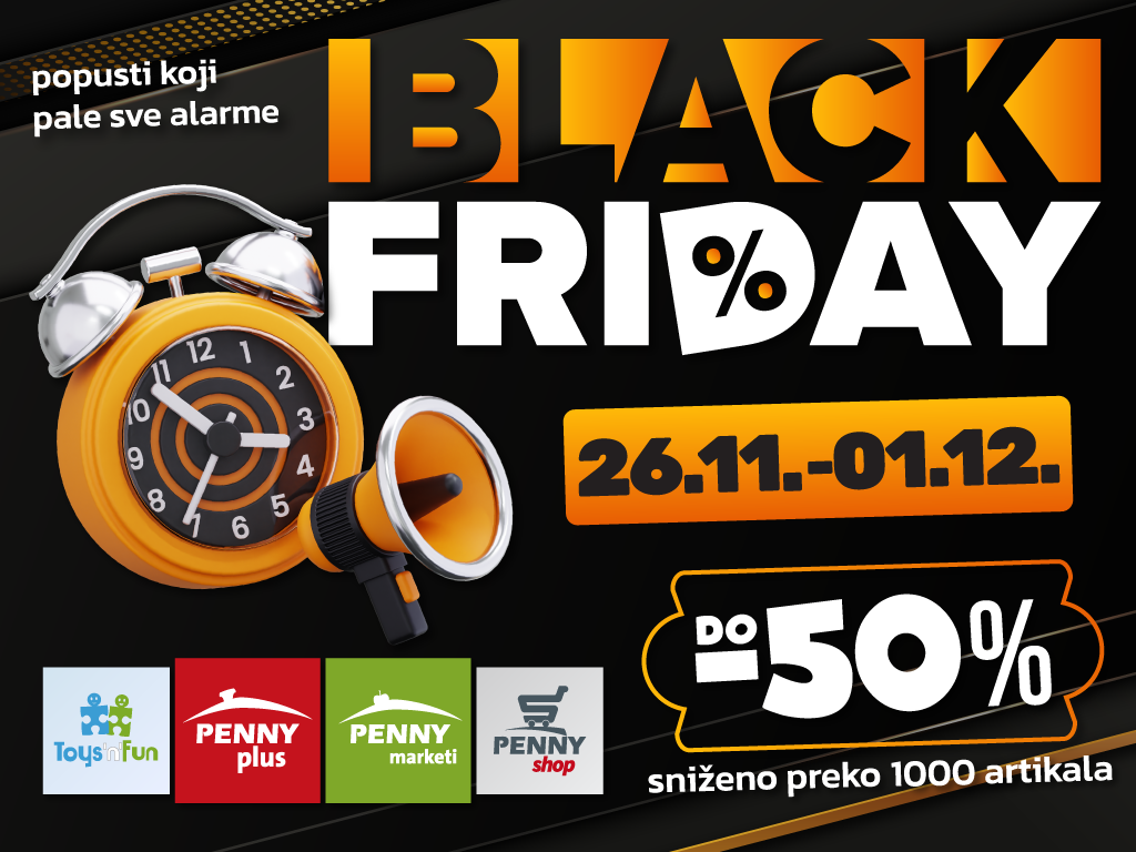 BLACK FRIDAY: Popusti u Pennyju koji pale sve alarme!