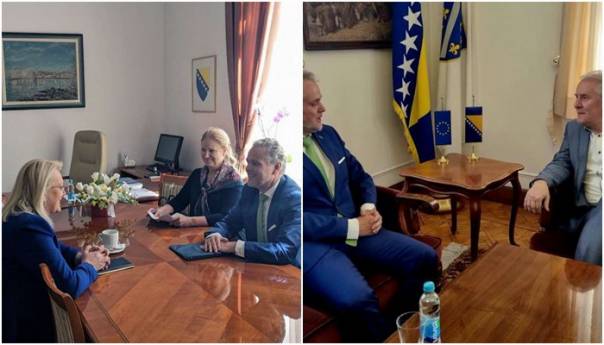 Bradara i Lendo sa Sattlerom o formiranju Vlade FBiH