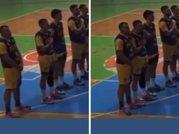 Brat reprezentativca BiH se držao za međunožje tokom intoniranja himne