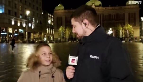 Brazilski novinar ispitivao dječaka u Beogradu o SP-u, njegov odgovor je hit