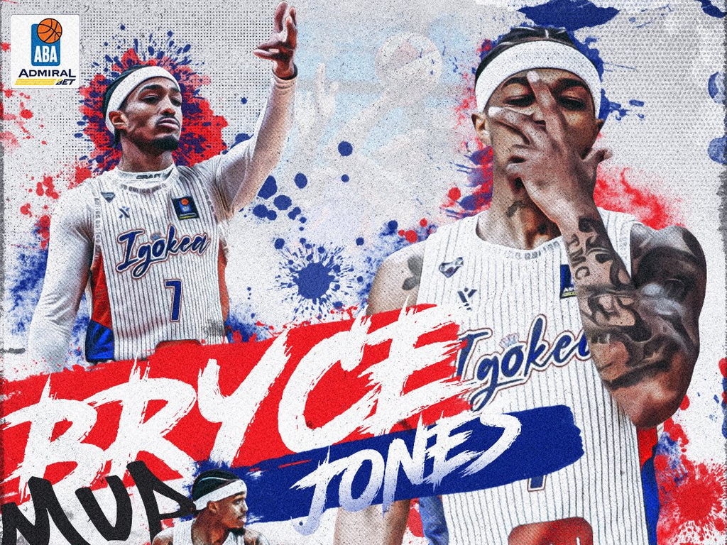 Bryce Jones MVP ABA lige u aprilu