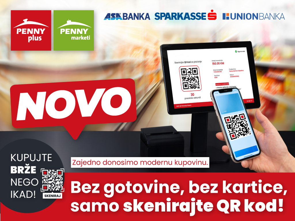 Brža i jednostavnija kupovina u Penny Plus prodavnicama uz QR plaćanje