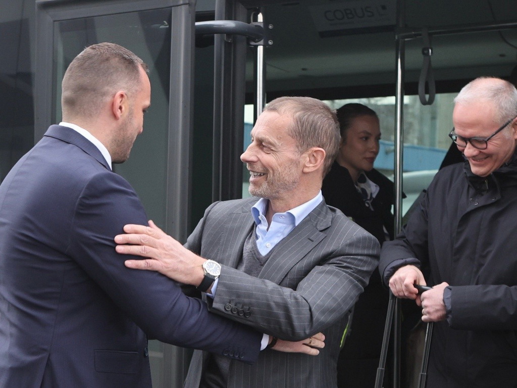 Čeferin u Bosni i Hercegovini pred finale baraža: UEFA prati historijski meč