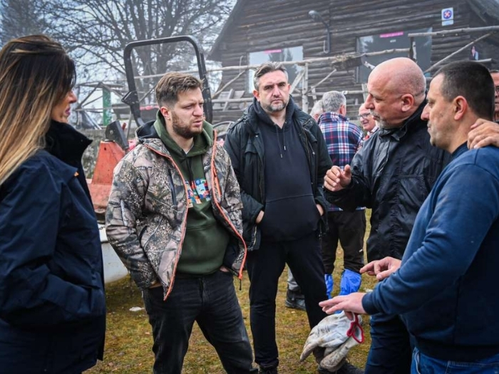 Čengić obišao izgorjeli PD Bukovik i najavio podršku Općine u obnovi