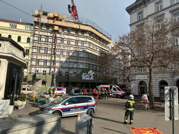 Četvero mrtvih u padu skele u Beču