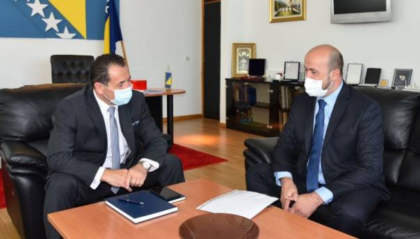 Cikotić sa ambasadorom BiH u S. Arabiji Jusićem