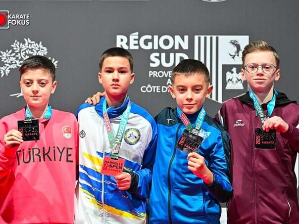 Članovi Karate kluba Champion osvojili tri zlata i srebro na Marseille Open turniru