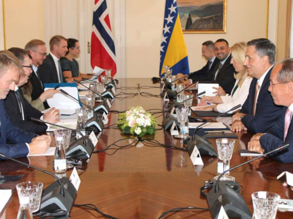Članovi Predsjedništva BiH razgovarali s ministrom odbrane Kraljevine Norveške