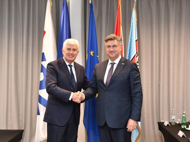Čović i Plenković najavili da će kroz EU ojačati poziciju Hrvata u BiH