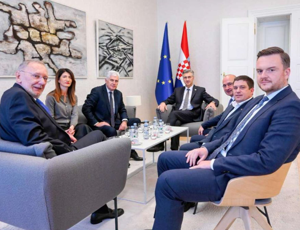 Čović ponovo u Zagrebu sa Plenkovićem o BiH