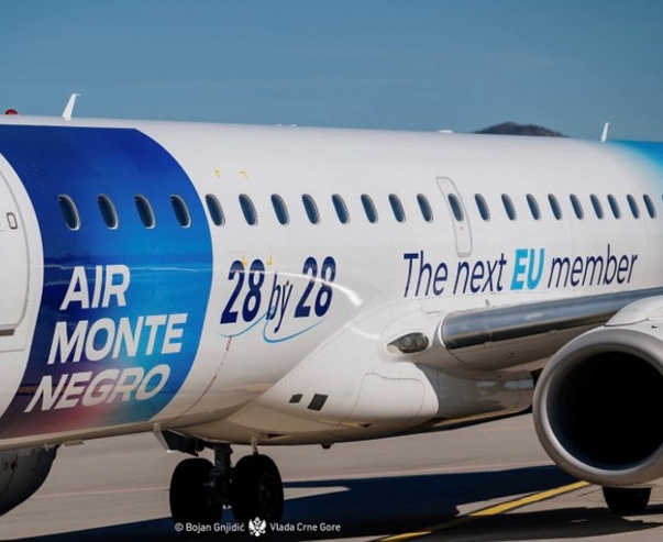 Crna Gora i na avionima "reklamira" ulazak u EU