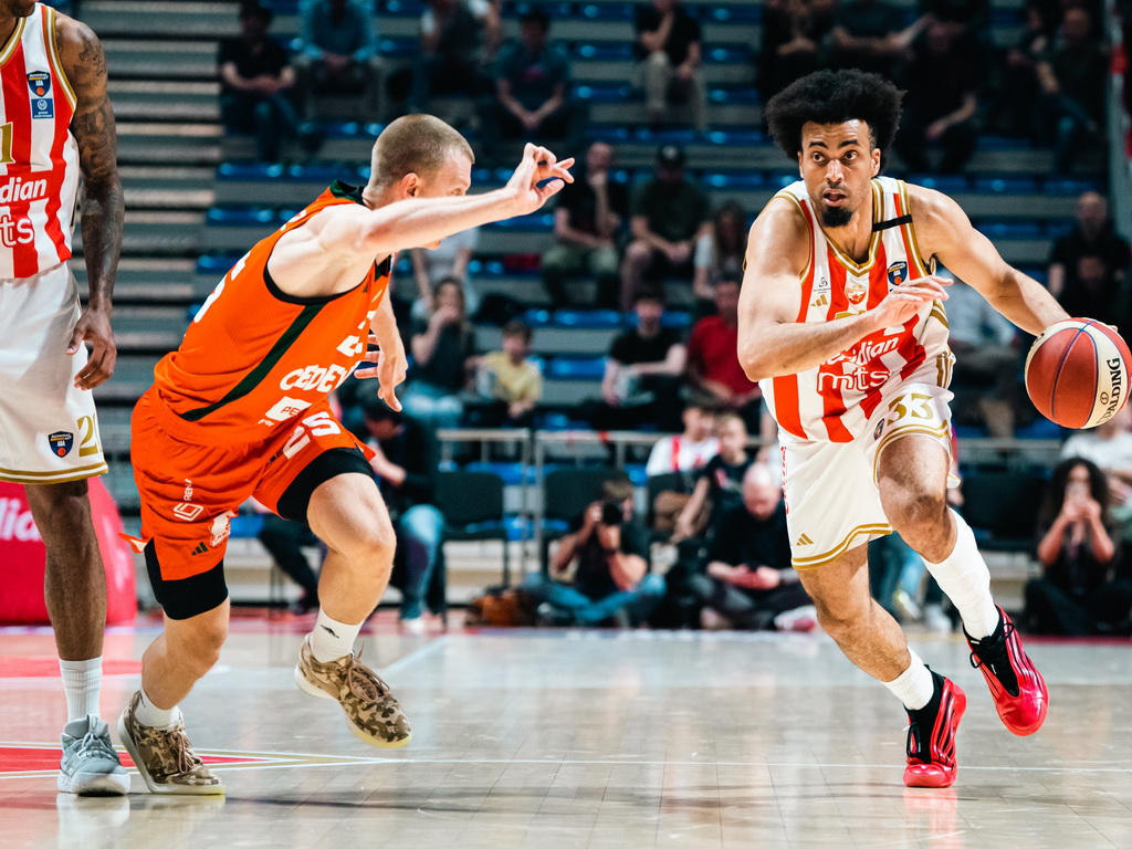 Crvena zvezda povela protiv Cedevita Olimpije u četvrtfinalu ABA lige