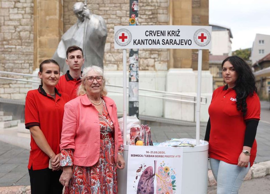 Crveni križ KS obilježio Sedmicu borbe protiv tuberkuloze: I informacija je vid prevencije
