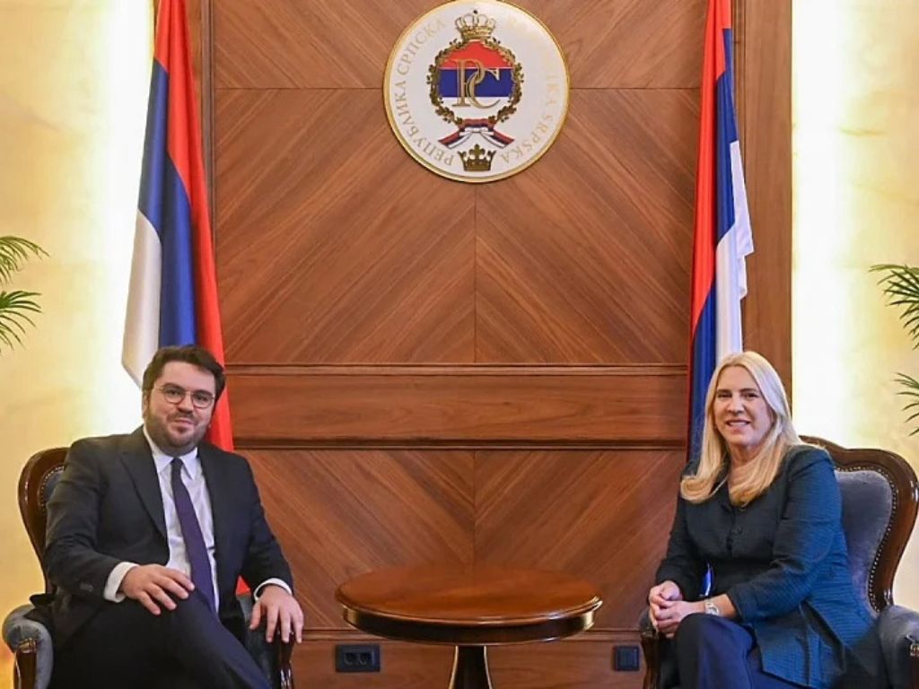 Cvijanović bez zastave BiH na sastanku s novim ambasadorom Francuske