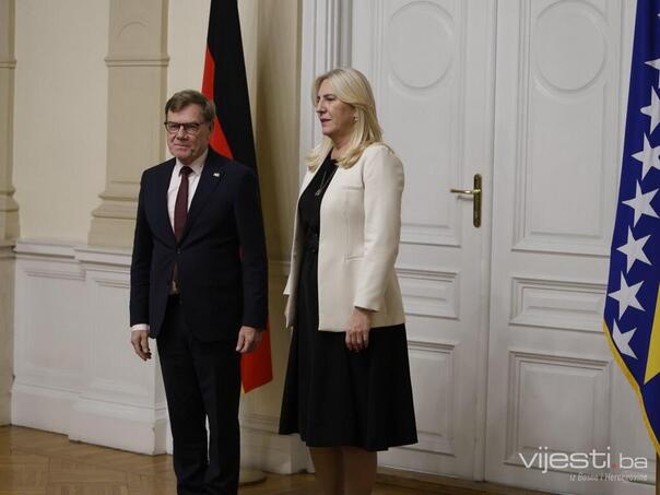Cvijanović primila u posjetu njemačkog šefa diplomatije